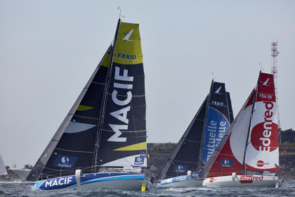22_32992   © Thierry Martinez.PORT LA FORET, FRANCE. 28 Aout  2022.53éme édition de la Solitaire du Figaro.Départ de la 2éme étape , Port La Forêt   Royan (635NM).