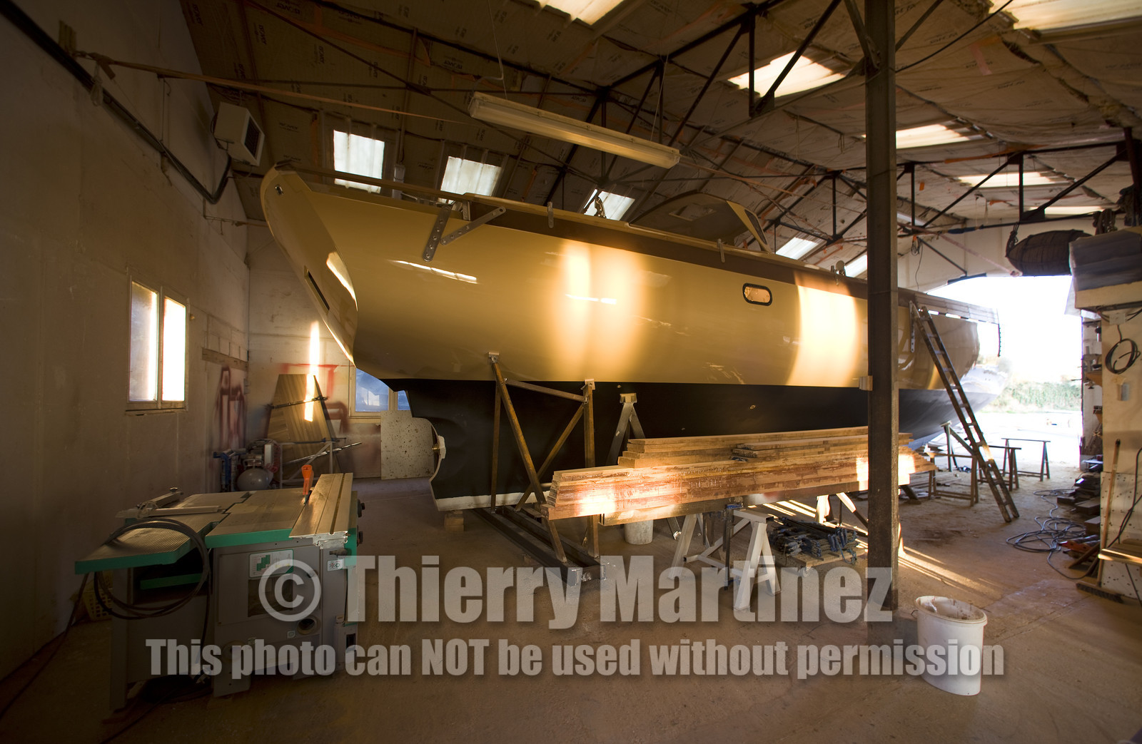 Launch of Thierry Dubois (FRA) new schooner LA LOUISE