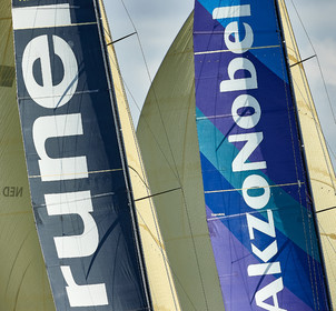 team AkzoNobel  in Volvo Ocean Race 2017-18.