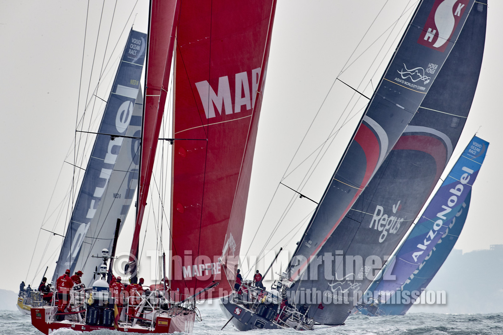 team AkzoNobel  in Volvo Ocean Race 2017-18.