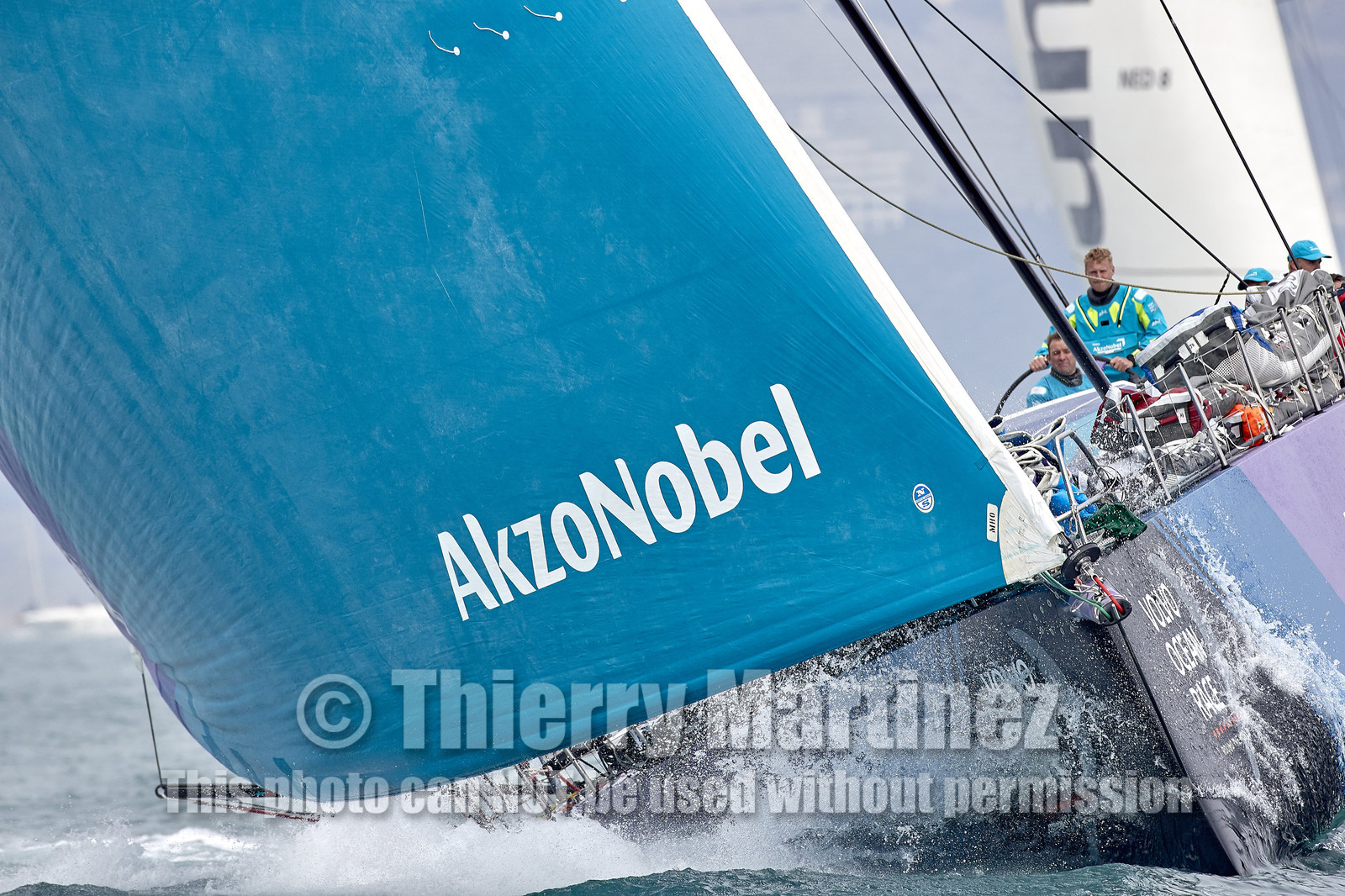 team AkzoNobel  in Volvo Ocean Race 2017-18.