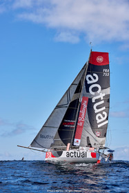 23_22186   © Thierry Martinez. LES SABLES D'OLONNE, 85 - FRANCE 25 septembre 2023.Départ MINI TRANSAT 2023. Départ du Dimanche 24 septembre retardé au Lundi 25 Sept .Les Sables d’Olonne (FRA)    Santa Cruz de la Palma ( Canaries)    St François ( Guadeloupe): 4050 NM.
