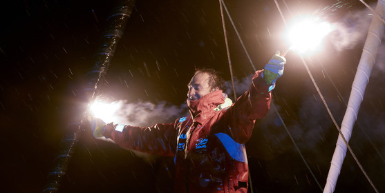 2012 13 VENDEE GLOBE.Bertrand de Broc (FRA) VNAM, aver EDM Projets