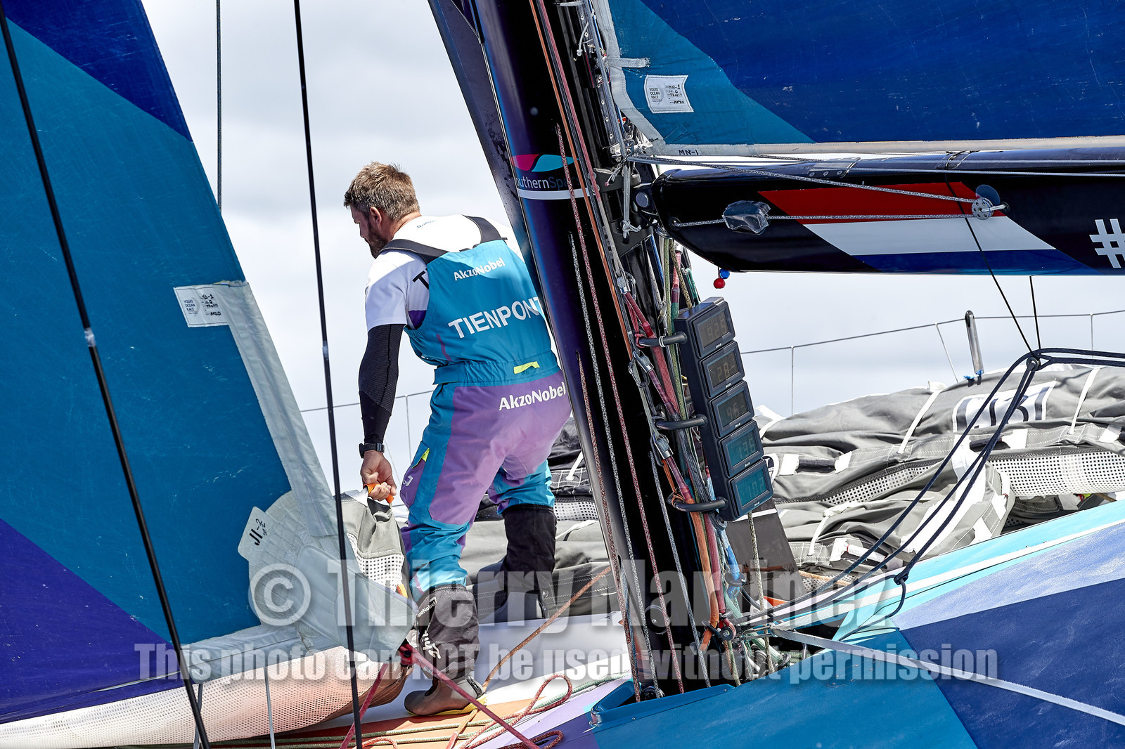 team AkzoNobel  in Volvo Ocean Race 2017-18.
