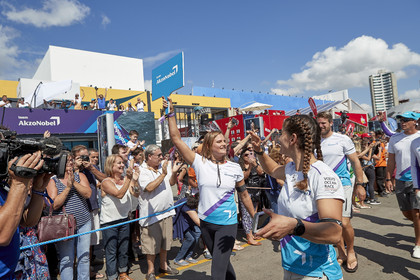 team AkzoNobel  in Volvo Ocean Race 2017-18.