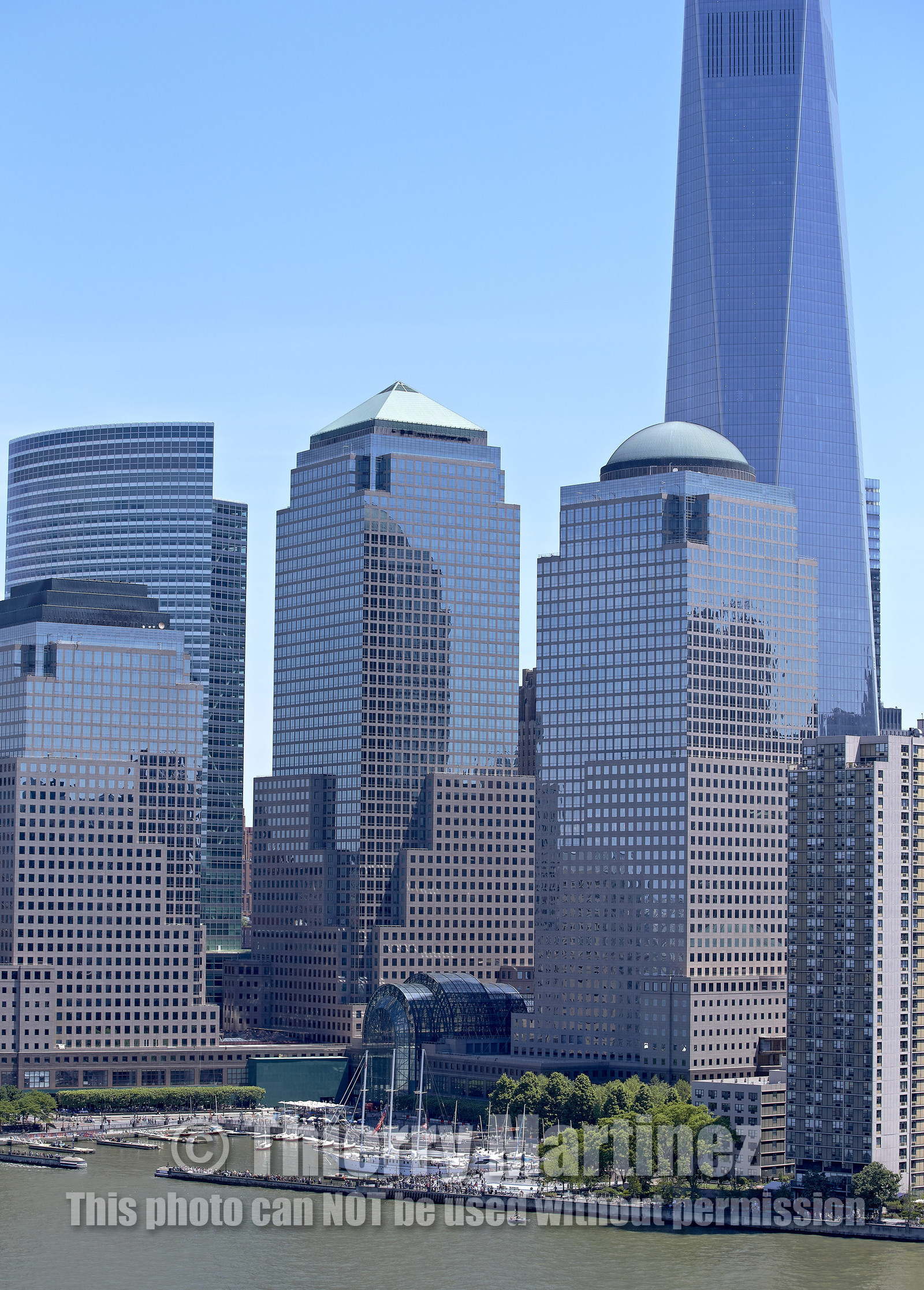 Aerial view of New York City (USA).