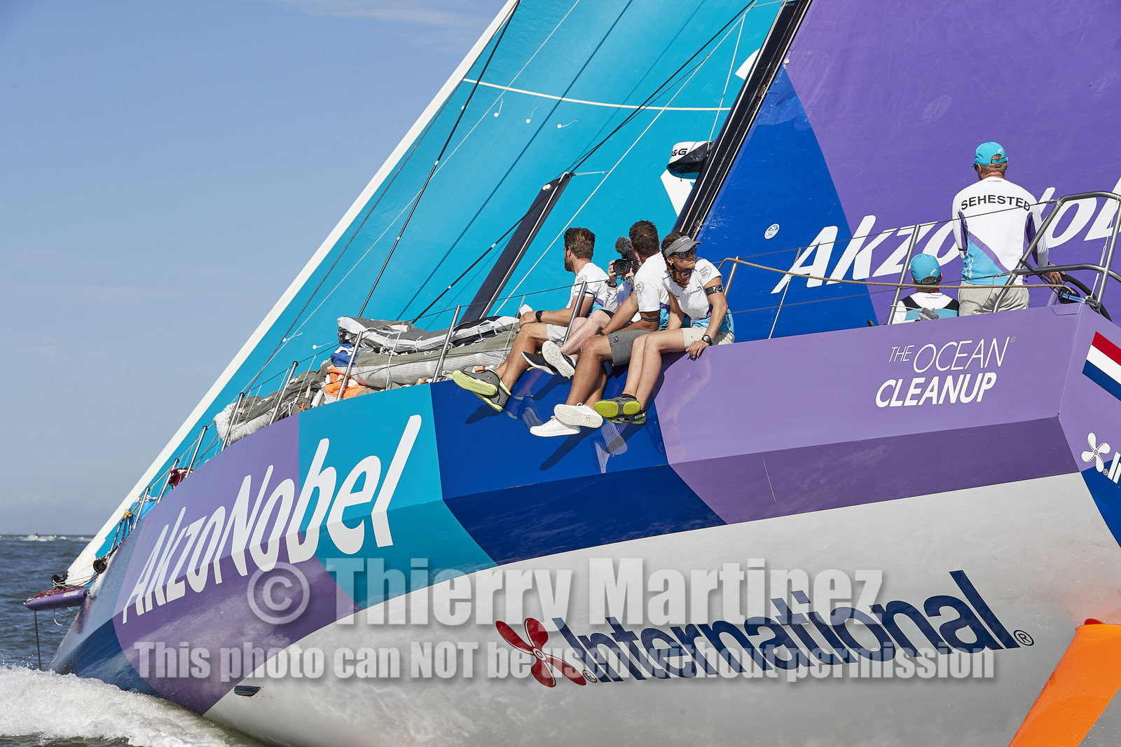 team AkzoNobel  in Volvo Ocean Race 2017-18.