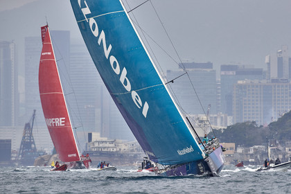 team AkzoNobel  in Volvo Ocean Race 2017-18.