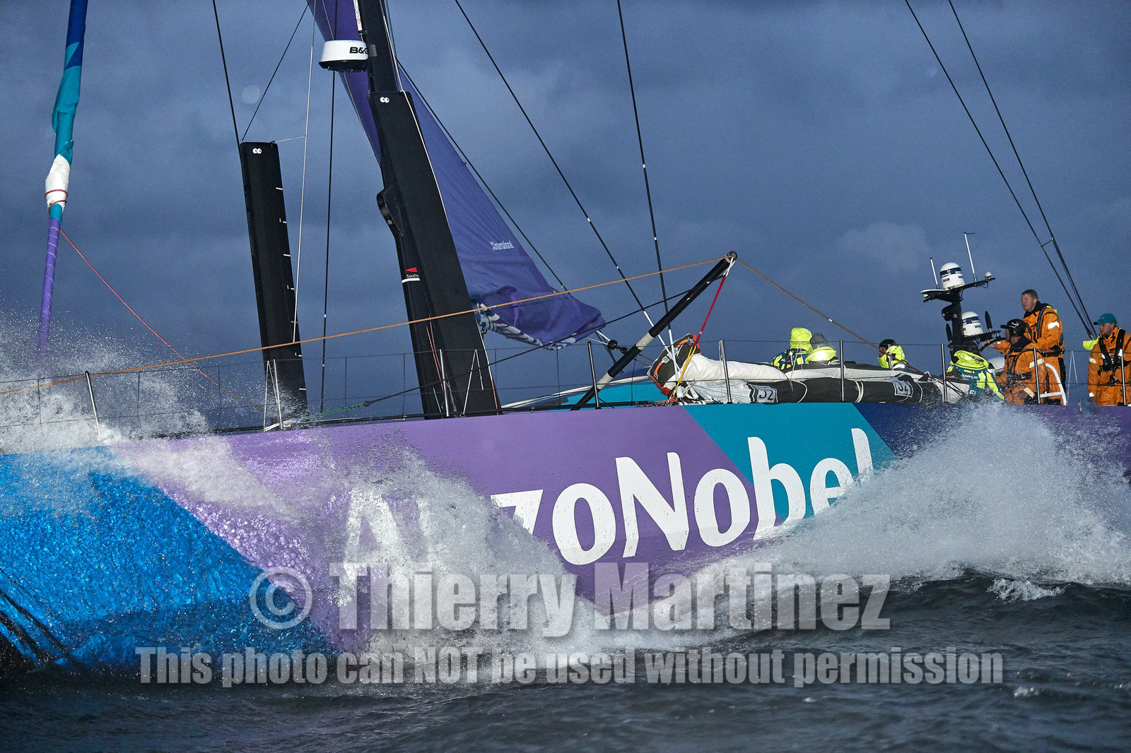 team AkzoNobel  in Volvo Ocean Race 2017-18.