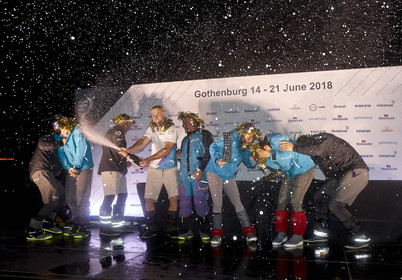 team AkzoNobel  in Volvo Ocean Race 2017-18.