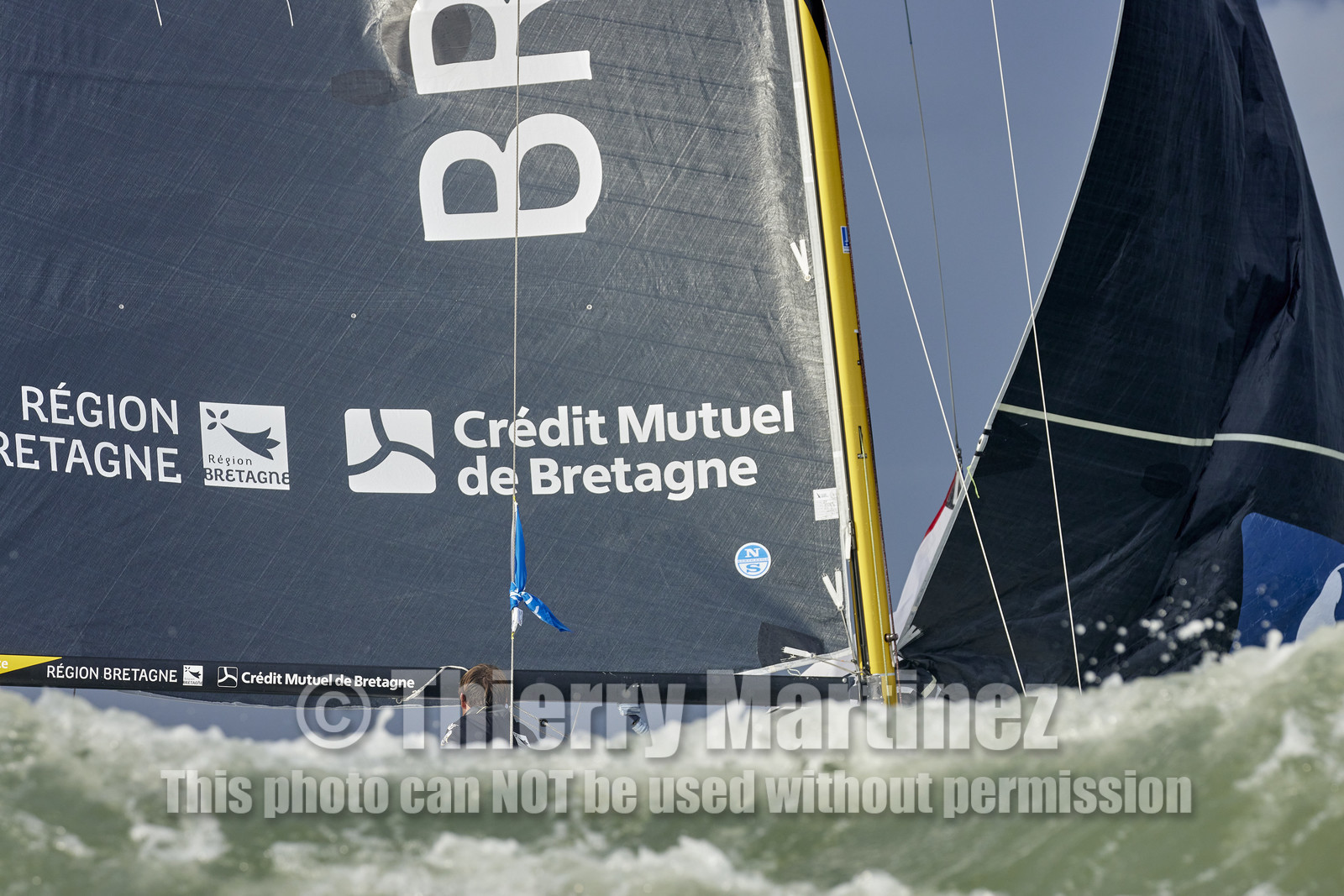 22_35013   © Thierry Martinez.ST NAZAIRE, FRANCE.07 Sept 2022.53éme édition de la Solitaire du Figaro.Arrivée de la 3éme étape , Ronan    St Nazaire.Tom Laperche (Région Bretagne-CMB Performance) vainqueur de l’étape et de l’édition de la Solitaire du Figaro 2022.