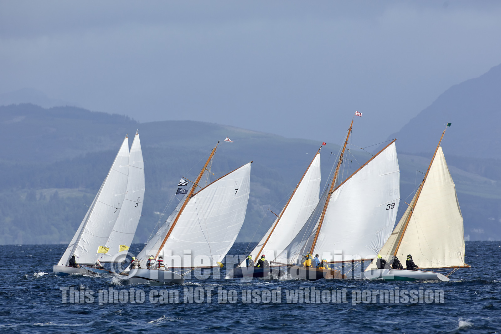 22_17006   © Thierry Martinez.FAIRLIE,SCOTLAND - UK 12th June 20222022 RICHARD MILLE FIFE REGATTA.Day 2 : LARGS to ROTHESAY