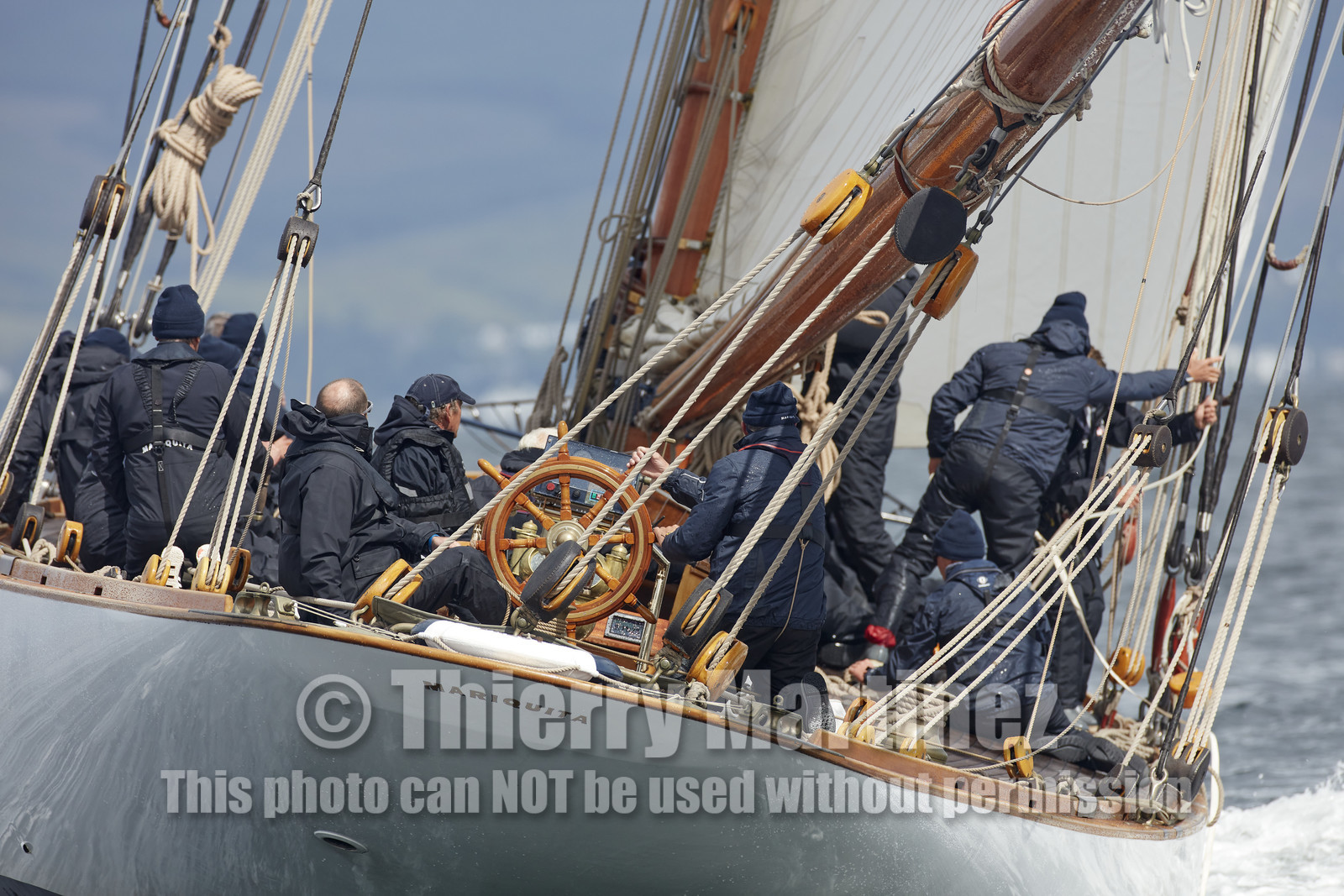 22_17006   © Thierry Martinez.FAIRLIE,SCOTLAND - UK 12th June 20222022 RICHARD MILLE FIFE REGATTA.Day 2 : LARGS to ROTHESAY