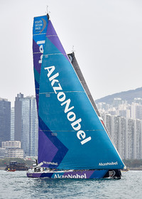 team AkzoNobel  in Volvo Ocean Race 2017-18.