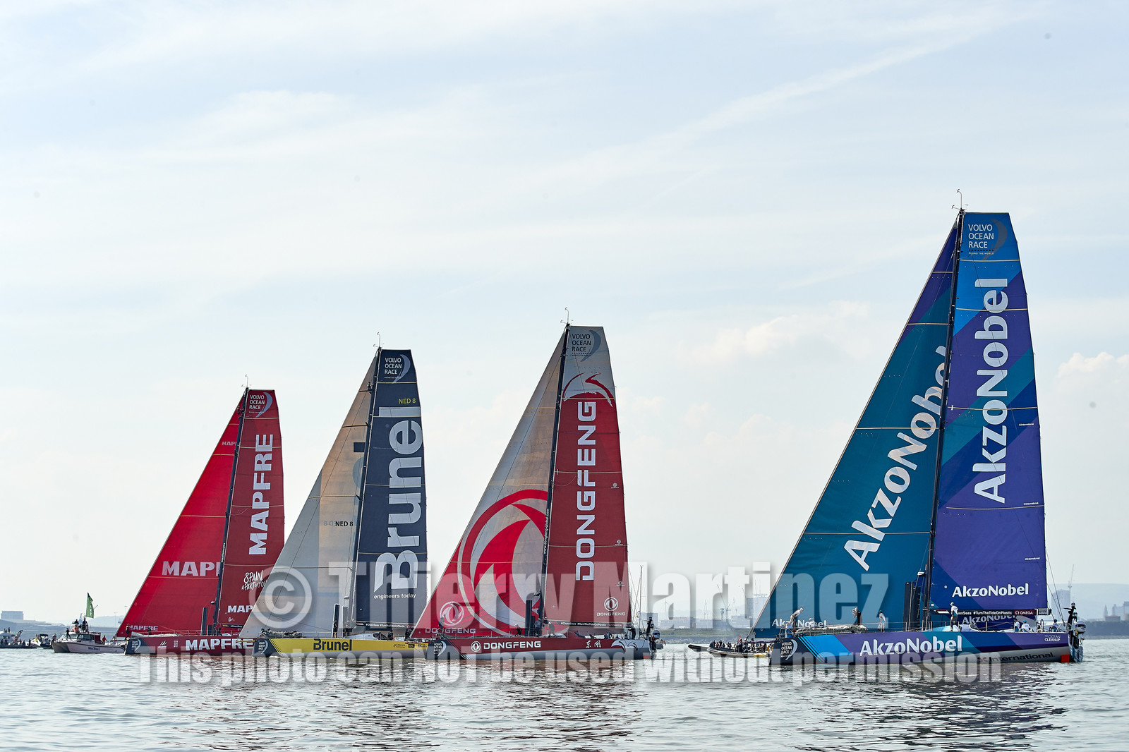 team AkzoNobel  in Volvo Ocean Race 2017-18.