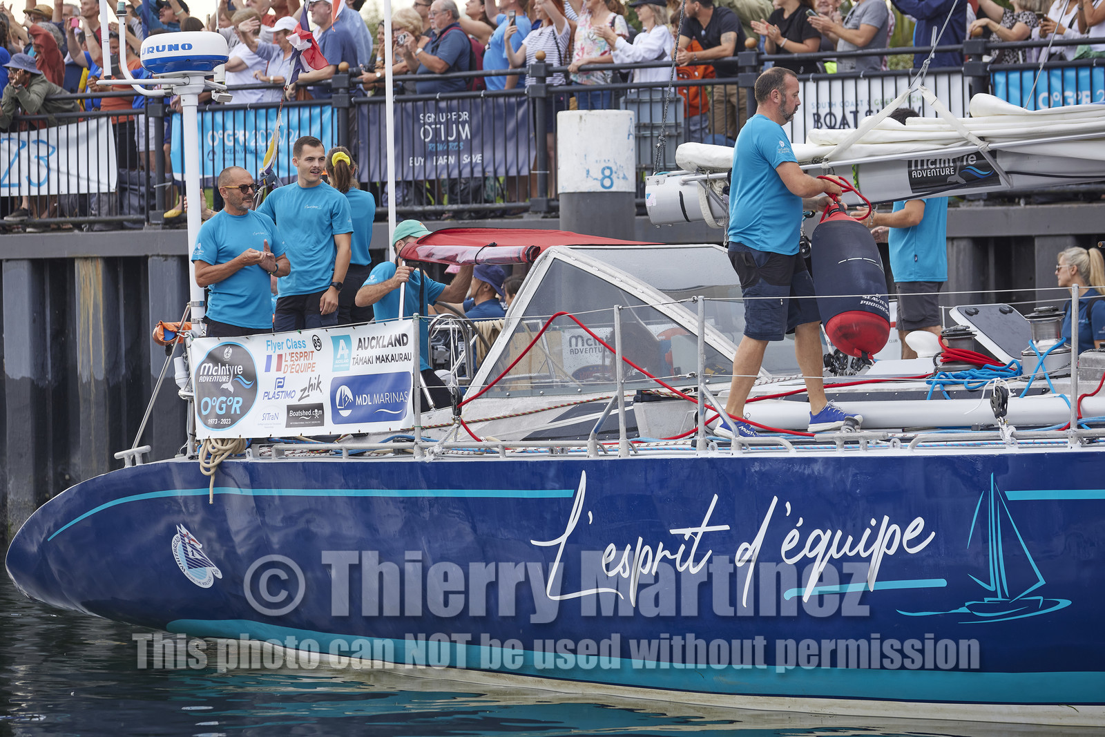 23_19302   © Thierry Martinez. SOUTHAMPTON,  - UK 10 septembre 2023.OCEAN GLOBE RACE 2023.Start Leg 1 : Southampton ( UK)   Cape Town ( South Africa)