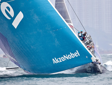 team AkzoNobel  in Volvo Ocean Race 2017-18.