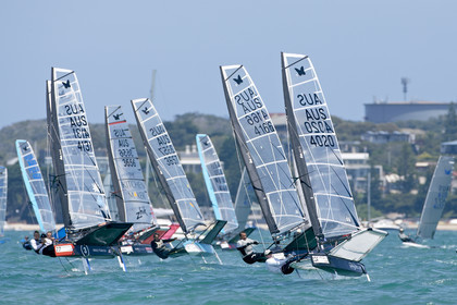 2015 McDougall + McConaghy Moth Worlds. Sorrento - VIC AUSTRALIA  . 6 16 January 2015. Organize by Sorrento Sailing Couta Boat Club.