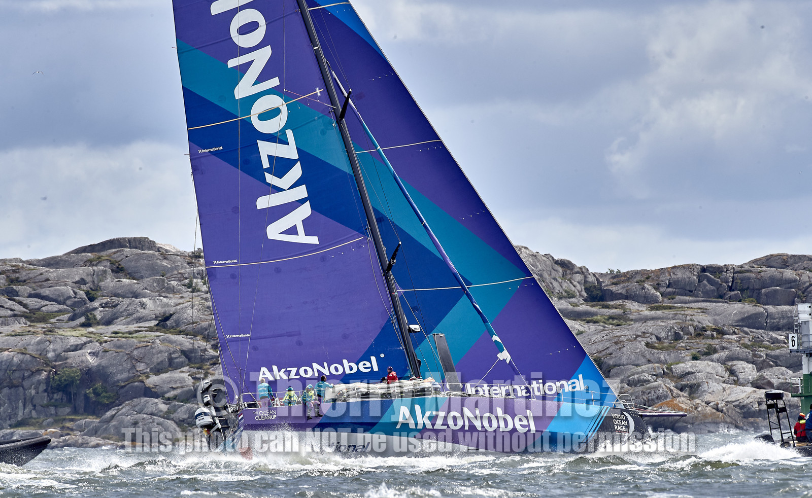 team AkzoNobel  in Volvo Ocean Race 2017-18.