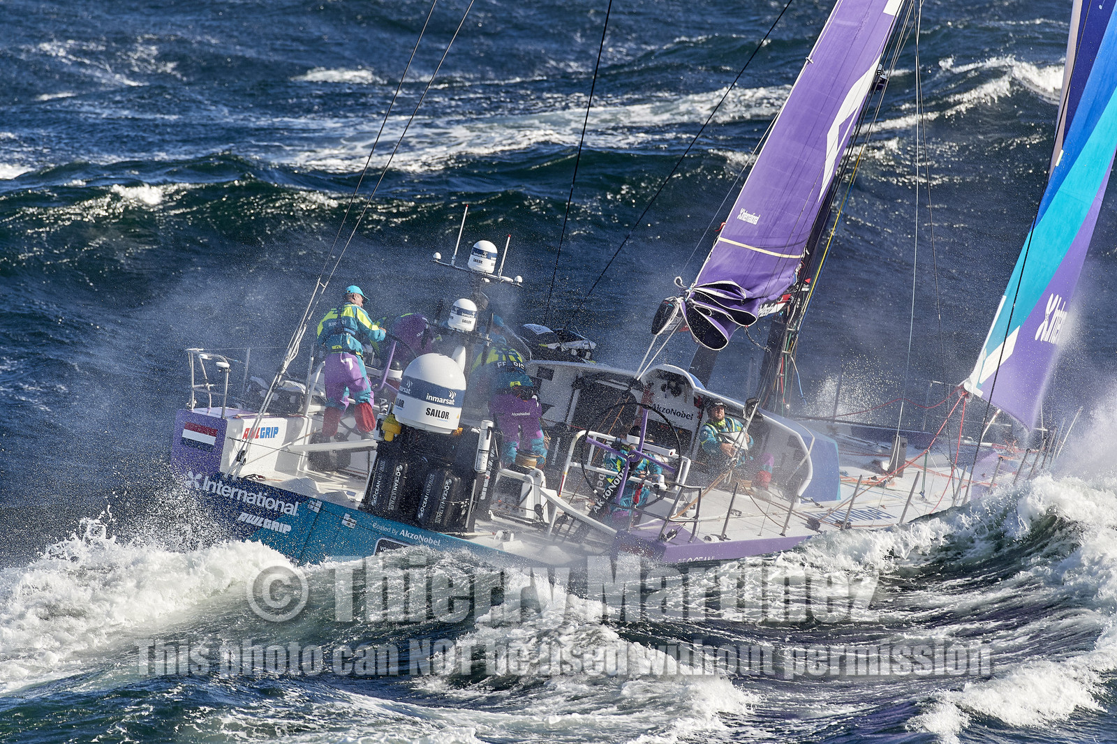 team AkzoNobel  in Volvo Ocean Race 2017-18.