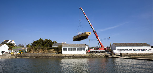 Launch of Thierry Dubois (FRA) new schooner LA LOUISE