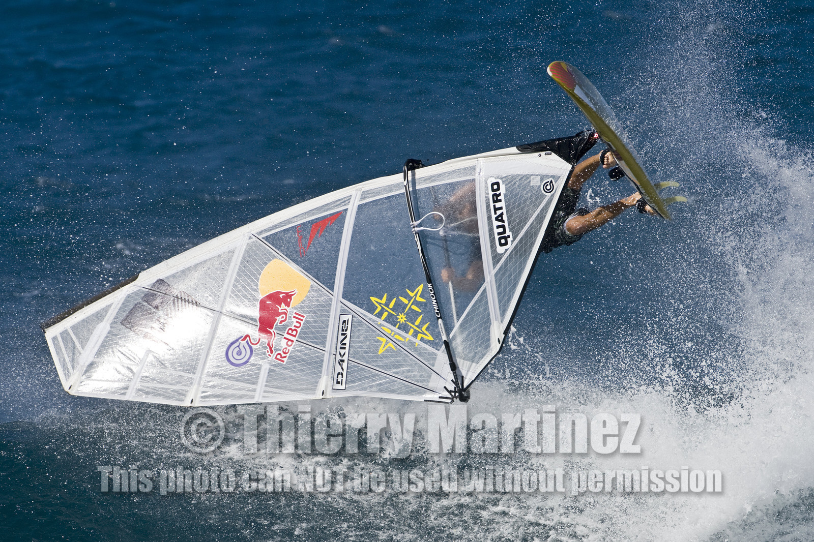 Windsurf in waves at Hookip'a Beach - North Shore Maui - Hawaii.