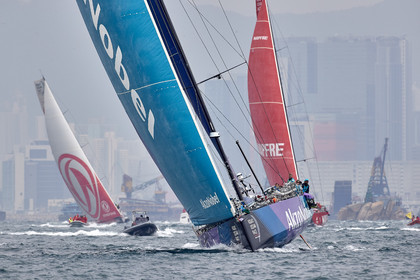 team AkzoNobel  in Volvo Ocean Race 2017-18.
