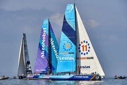 team AkzoNobel  in Volvo Ocean Race 2017-18.