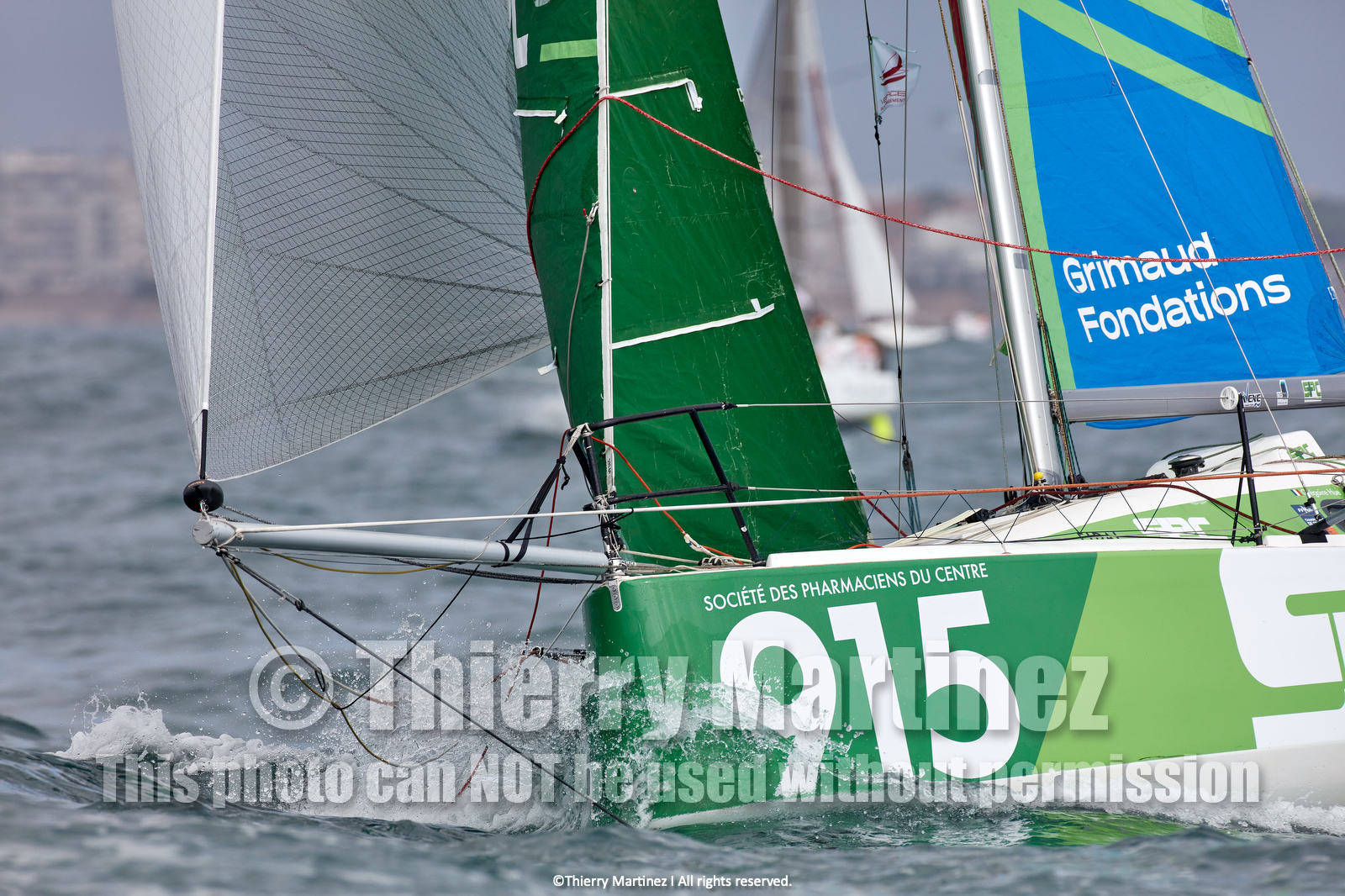 23_22455   © Thierry Martinez. LES SABLES D'OLONNE, 85 - FRANCE 25 septembre 2023.Départ MINI TRANSAT 2023. Départ du Dimanche 24 septembre retardé au Lundi 25 Sept .Les Sables d’Olonne (FRA)    Santa Cruz de la Palma ( Canaries)    St François ( Guadeloupe): 4050 NM.
