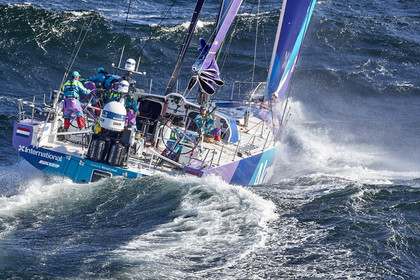 team AkzoNobel  in Volvo Ocean Race 2017-18.