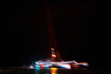 MAXI  SPINDRIFT 2 Jules Verne trophy  2015 2016 attempt.