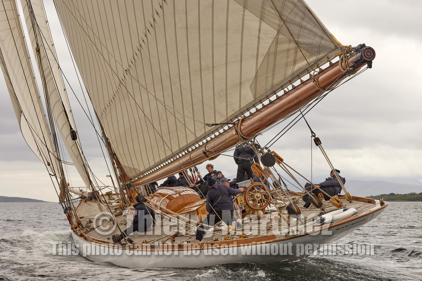 22_22570  © Thierry Martinez.FAIRLIE,SCOTLAND - UK 14th June 20222022 RICHARD MILLE FIFE REGATTA.Day 4 :ROTHESAY (ISLE OF BUTE) to PORTAVADIE.