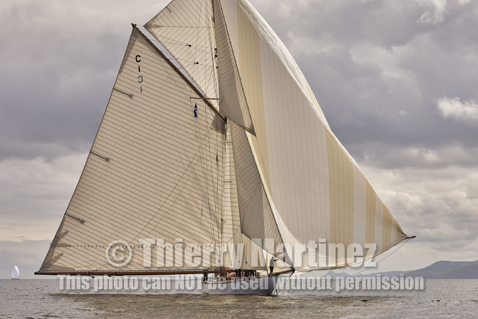 22_23016  © Thierry Martinez.FAIRLIE,SCOTLAND - UK 14th June 20222022 RICHARD MILLE FIFE REGATTA.Day 4 :ROTHESAY (ISLE OF BUTE) to PORTAVADIE.