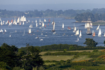 Semaine du Golfe 2015. Parade d'arrivée de la flotte.