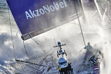 team AkzoNobel  in Volvo Ocean Race 2017-18.