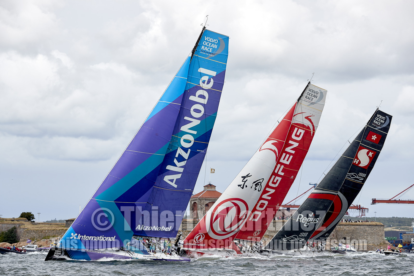 team AkzoNobel  in Volvo Ocean Race 2017-18.