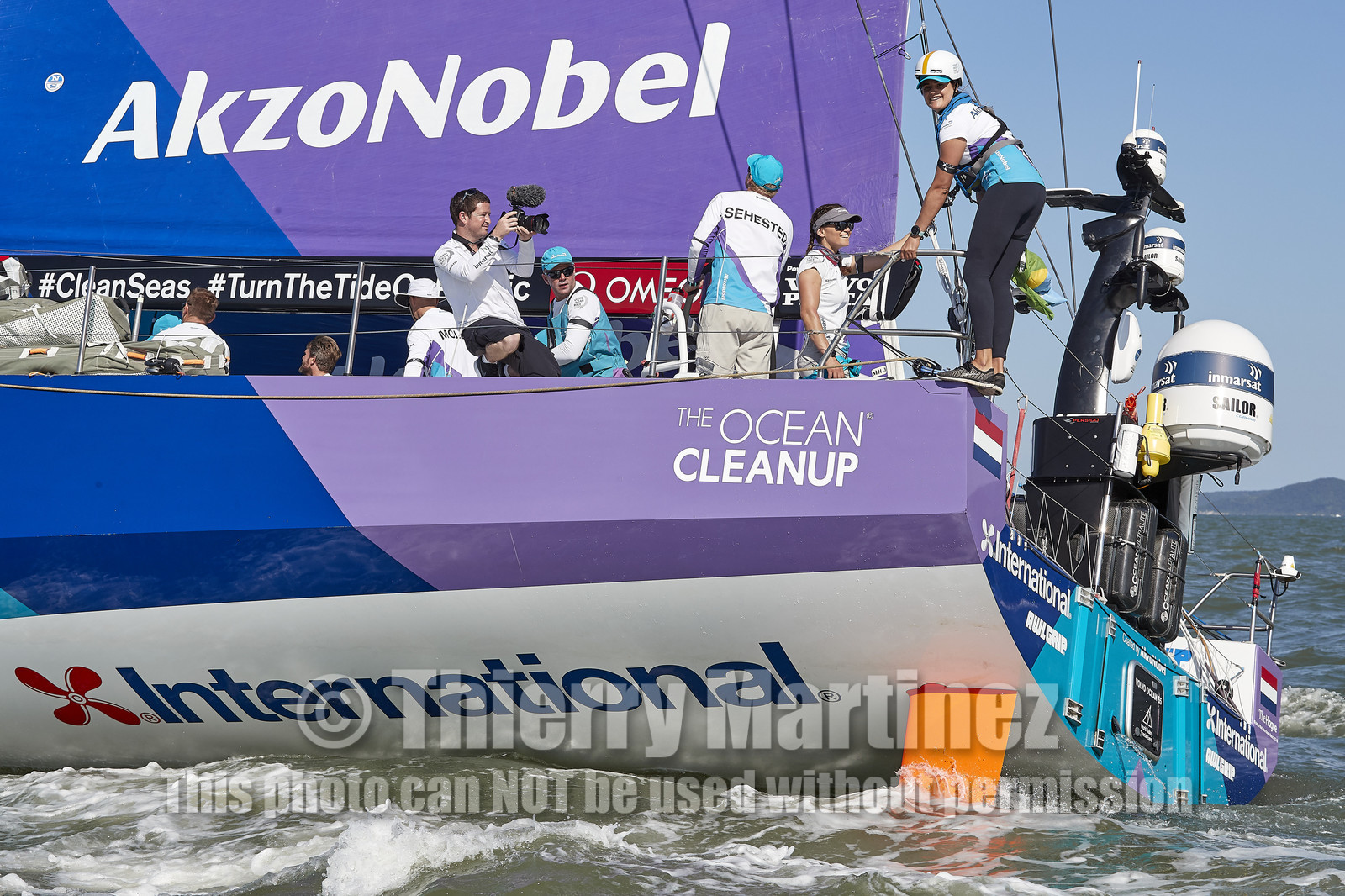 team AkzoNobel  in Volvo Ocean Race 2017-18.