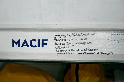 2012 13 VENDEE GLOBE. François Gabart (FRA) MACIF  Winner .