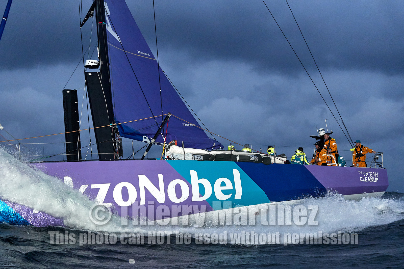 team AkzoNobel  in Volvo Ocean Race 2017-18.