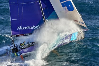 team AkzoNobel  in Volvo Ocean Race 2017-18.