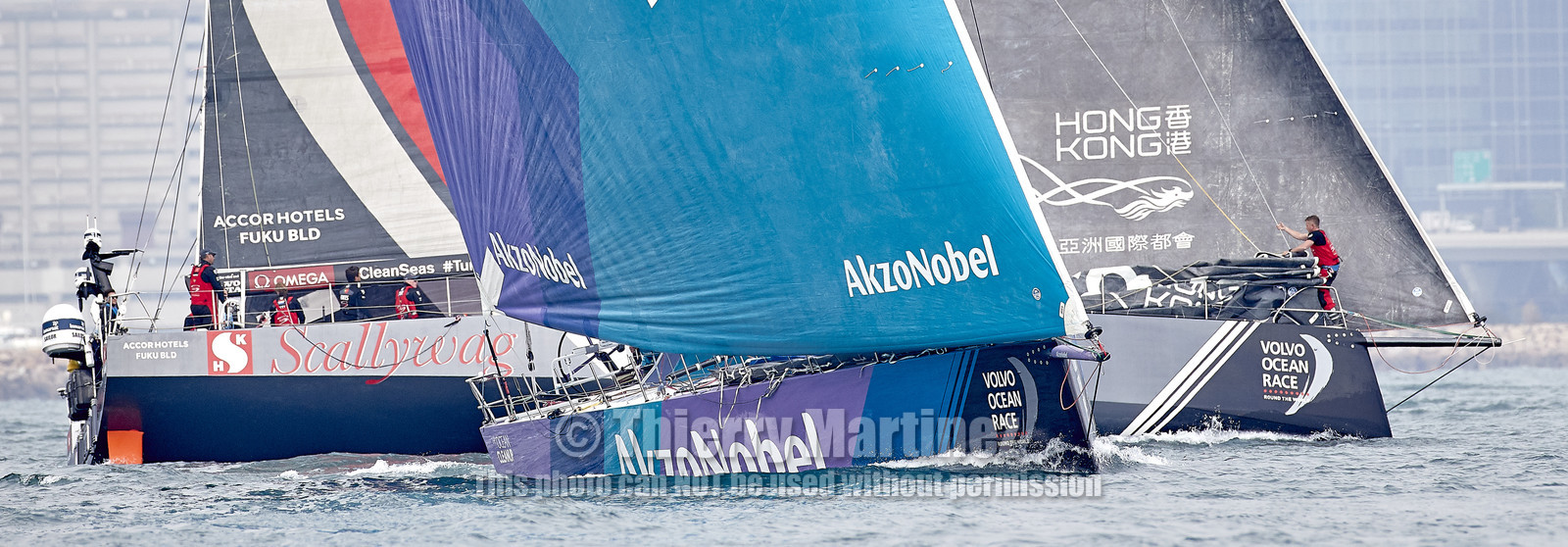 team AkzoNobel  in Volvo Ocean Race 2017-18.