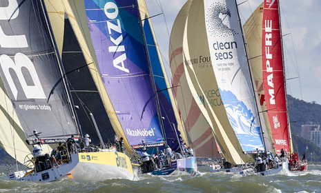 team AkzoNobel  in Volvo Ocean Race 2017-18.