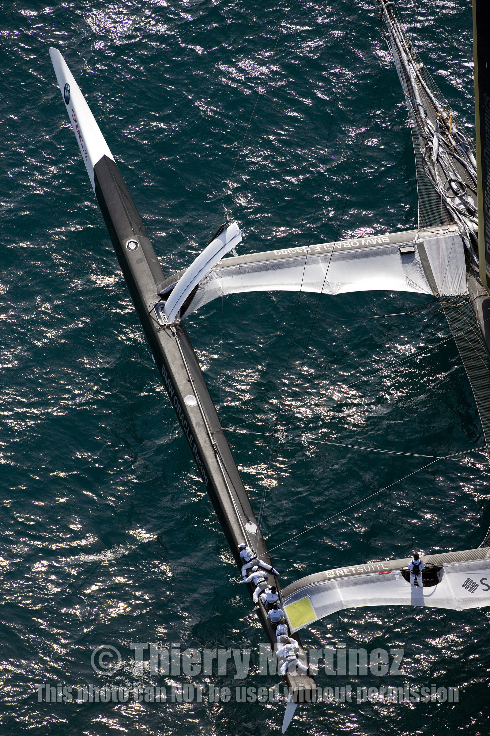 33rd  AMERICA'S CUP Valencia Spain, February 2010 - Defender:  ALINGHI (ALINGHI 5) vs Challenger : BMW Oracle Racing (USA 17)