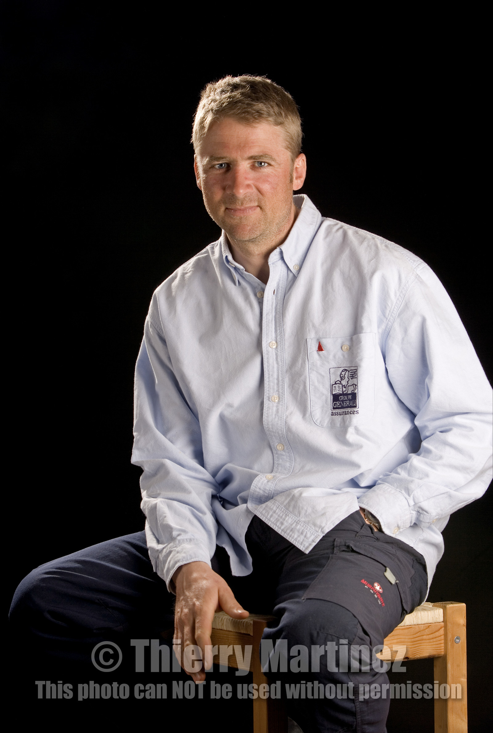 Yann Elies , skipper GENERALI IN STUDIO March 2006