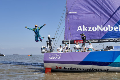 team AkzoNobel  in Volvo Ocean Race 2017-18.