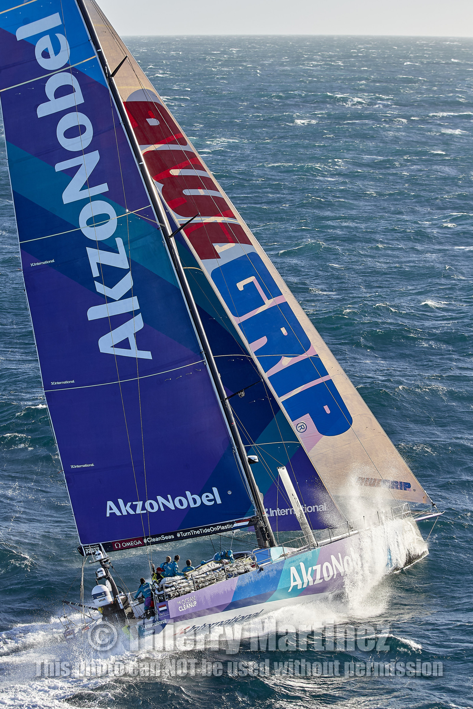 team AkzoNobel  in Volvo Ocean Race 2017-18.