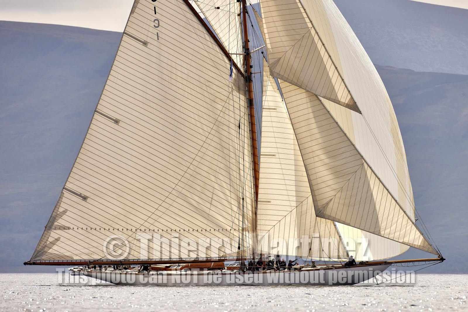 22_22993  © Thierry Martinez.FAIRLIE,SCOTLAND - UK 14th June 20222022 RICHARD MILLE FIFE REGATTA.Day 4 :ROTHESAY (ISLE OF BUTE) to PORTAVADIE.
