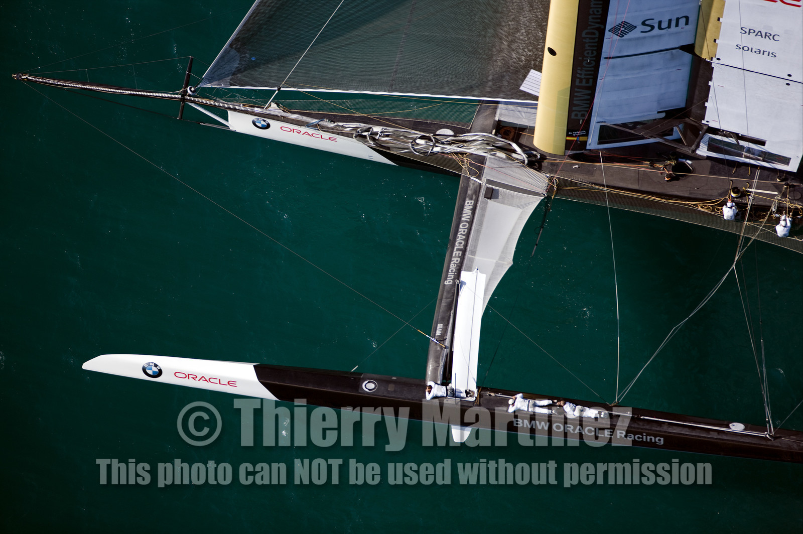 33rd  AMERICA'S CUP Valencia Spain, February 2010 - Defender:  ALINGHI (ALINGHI 5) vs Challenger : BMW Oracle Racing (USA 17)