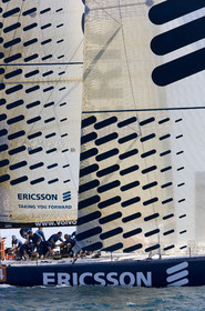 VOLVO OCEAN RACE - 2008 2009. IN-PORT RACE in Alicante-Spain.