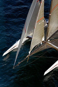 33rd  AMERICA'S CUP Valencia Spain, February 2010 - Defender:  ALINGHI (ALINGHI 5) vs Challenger : BMW Oracle Racing (USA 17)